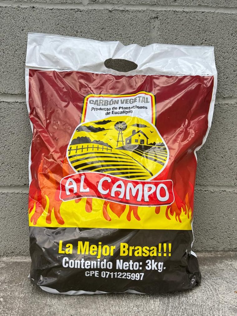 Saco de carbón vegetal Al Campo de 3 kg